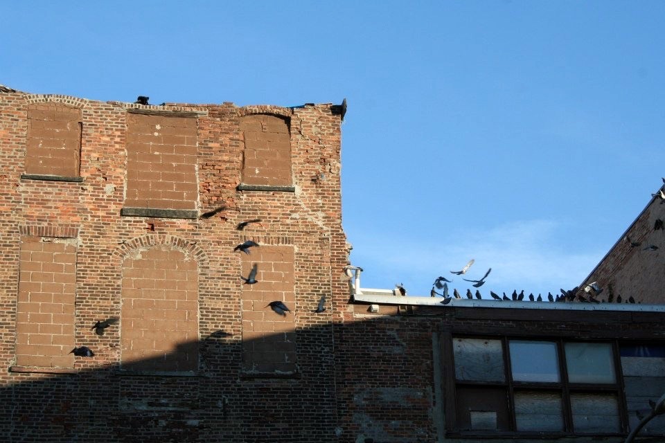 A fondly remembered urban soundscape on the Hudson River, Troy, New York. Helen J. Bullard, 2012. Troy is home to the Deep Listening Institute, which promotes the music and practice of Pauline Oliveros.