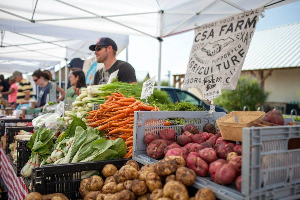 A market in Austin Texas, 2014. Image by Michael Rihani.