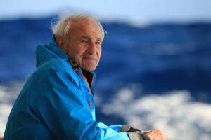 The film traces Claude Lorius in his past and current scientific explorations of Antarctica. Image courtesy of Eskwas-Wild Touch-CNRS.