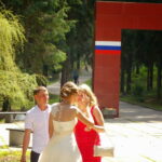 The day I visited the memorial, a Russian wedding party posed in front of the memorial's arch. (Conti, 2014) The day I visited the memorial, a Russian wedding party posed in front of the memorial's arch. (Conti, 2014)