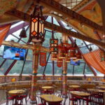 The inside of Russky Dvor, a restaurant located in Smolensk's central gardens. (Conti, 2014) The inside of Russky Dvor, a restaurant located in Smolensk's central gardens. (Conti, 2014)