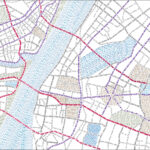 Zihan Song, A Typographic Map of Wuhan, China Zihan Song, A Typographic Map of Wuhan, China