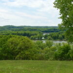 The Mississippi River, from Casper Bluff near Galena, Illinois. Photo by Rebecca Summer. The Mississippi River, from Casper Bluff near Galena, Illinois. Photo by Rebecca Summer.
