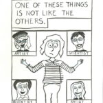 “Are artists and scientists really so distinct?” Comic artwork by Sigrid Peterson, 2016. “Are artists and scientists really so distinct?” Comic artwork by Sigrid Peterson, 2016.